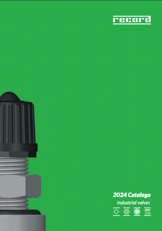Copertina catalogo valvole industriali Record