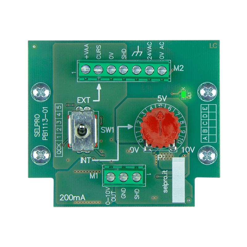 EDDY SELPRO per dispositivi elettronici in rete 0-10 V e PWM
