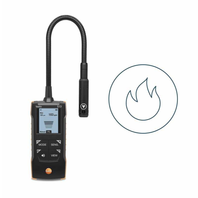 Testo 513 cercafughe gas