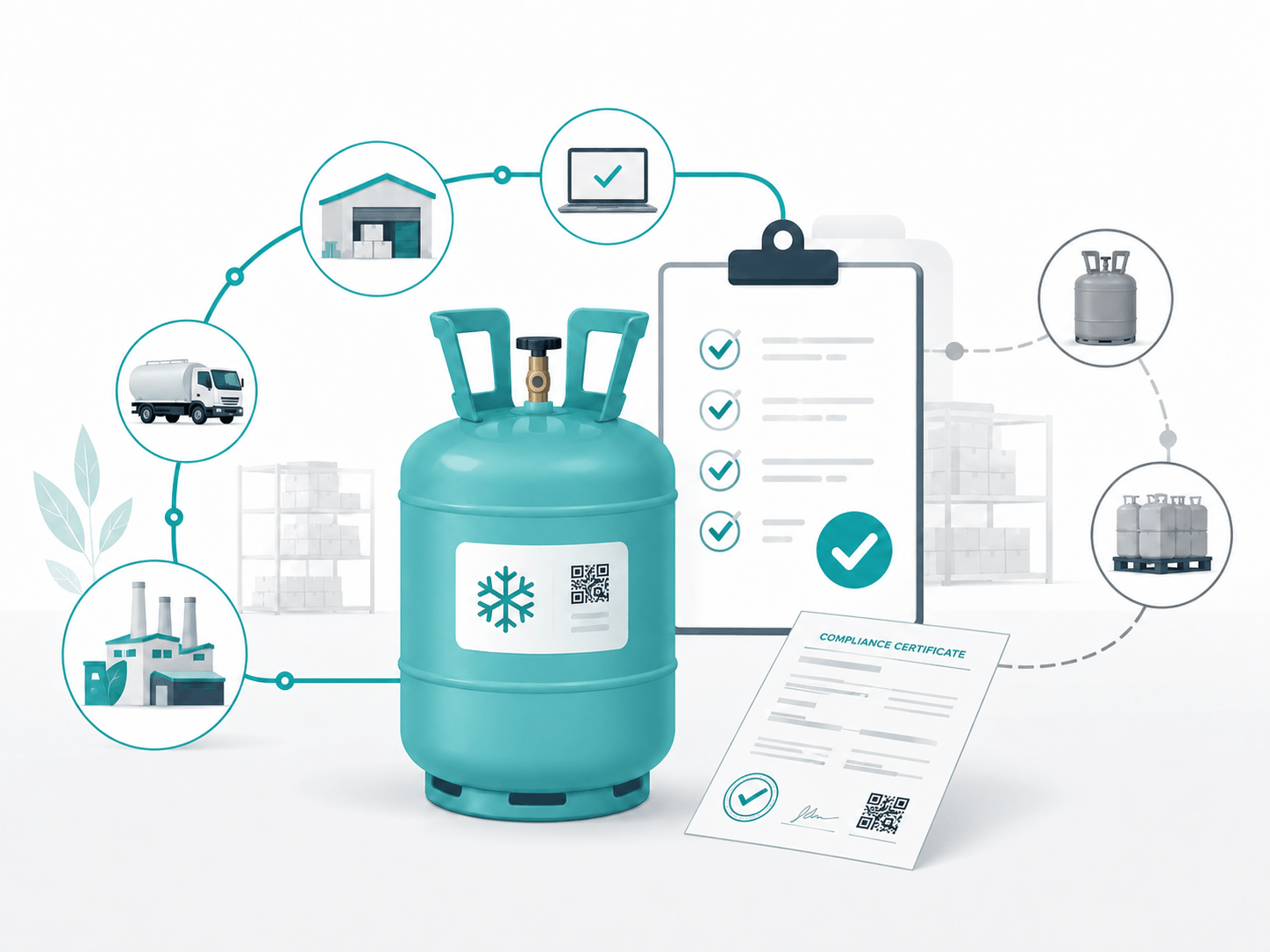 Tracciabilità e conformità nella filiera dei refrigeranti